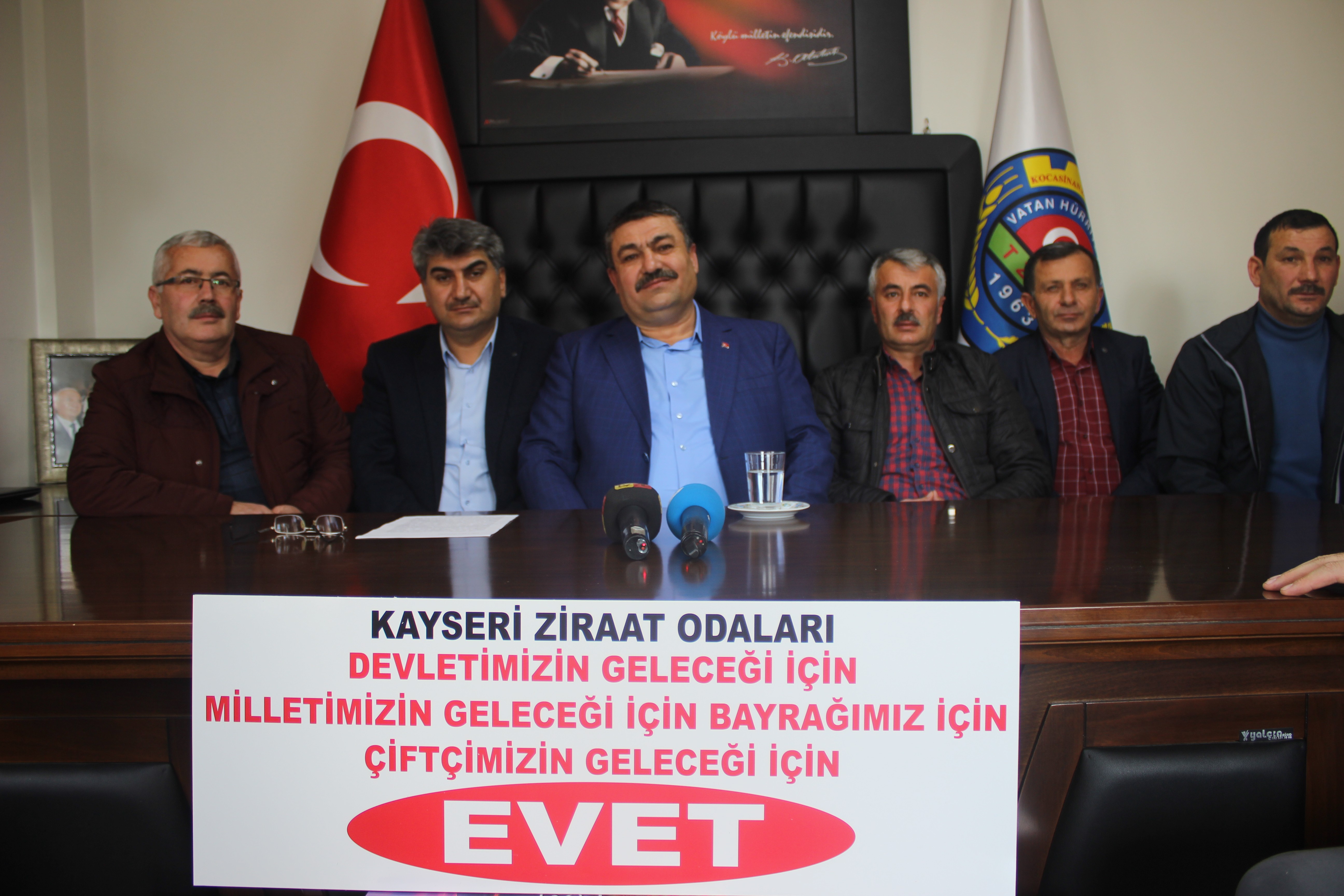 Ziraat odaları referandumda ‘Evet’ oyunu vereceğini açıkladı