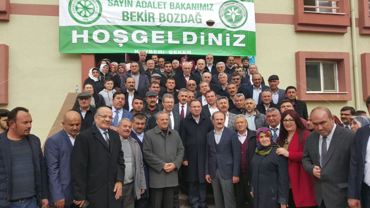 Bakan Bekir Bozdağ Boğazlıyan Çiftçi Eğitim Seminerine katıldı