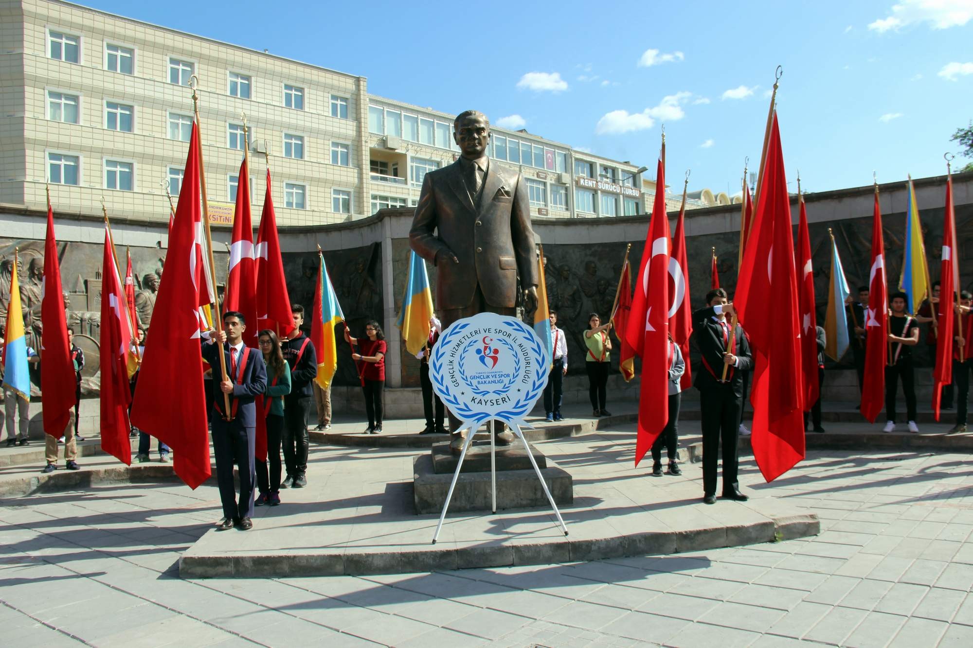 Kayseri’de 19 Mayıs coşkusu