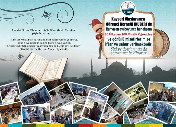 KUDER öğrencileri iftar sofrasında buluşturuyor