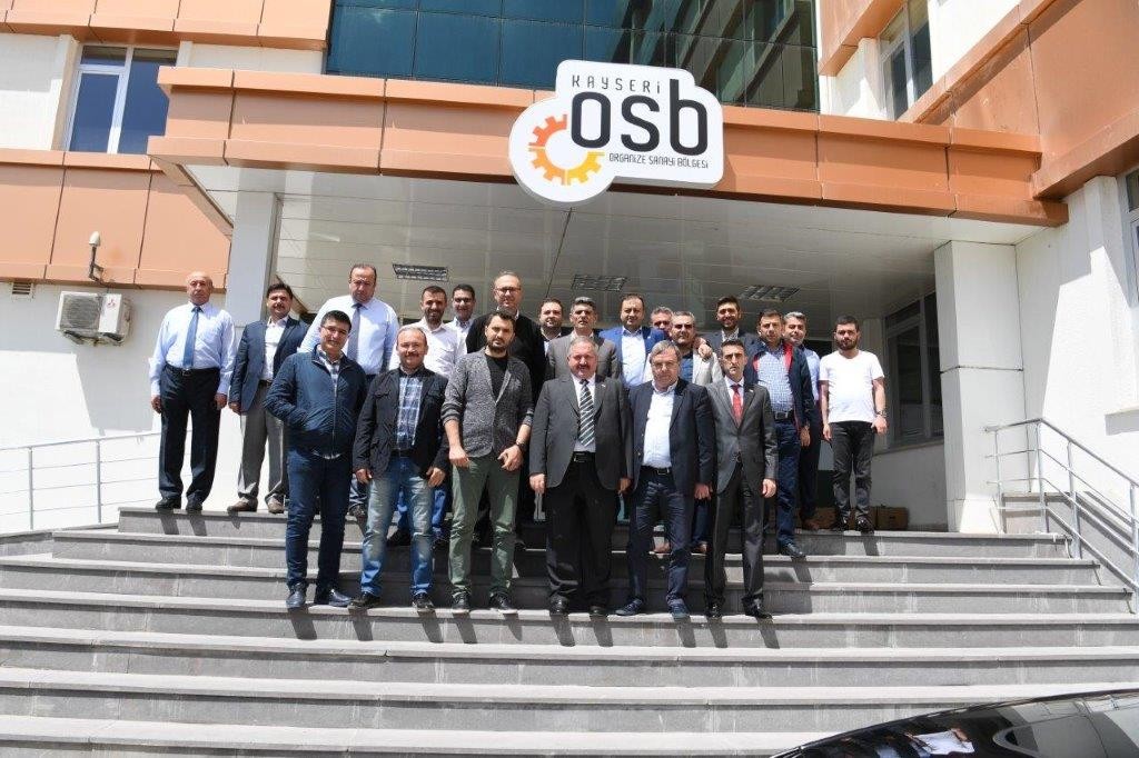 Kayseri OSB’de sanayicilerle toplantı gerçekleştirildi