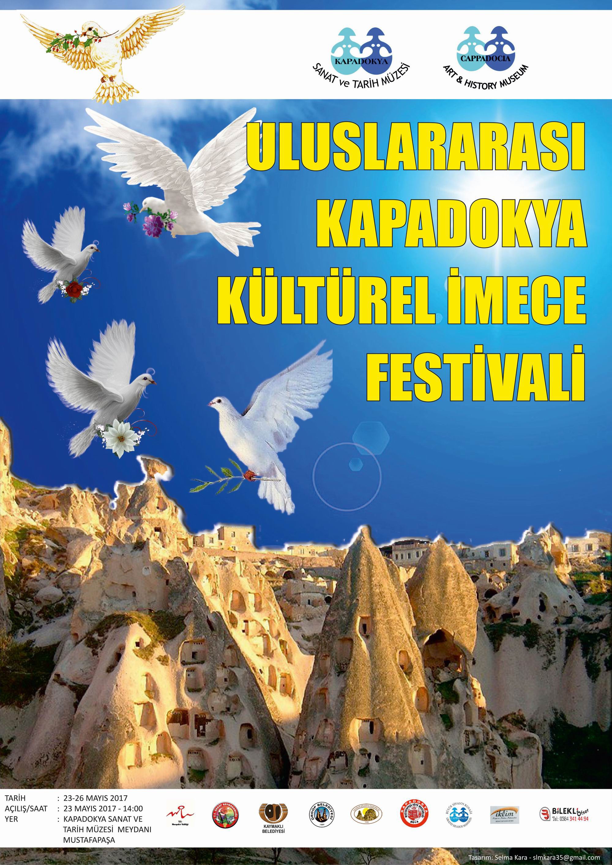 Uluslararası 1. Kapadokya İmece Festivali bugün başlıyor