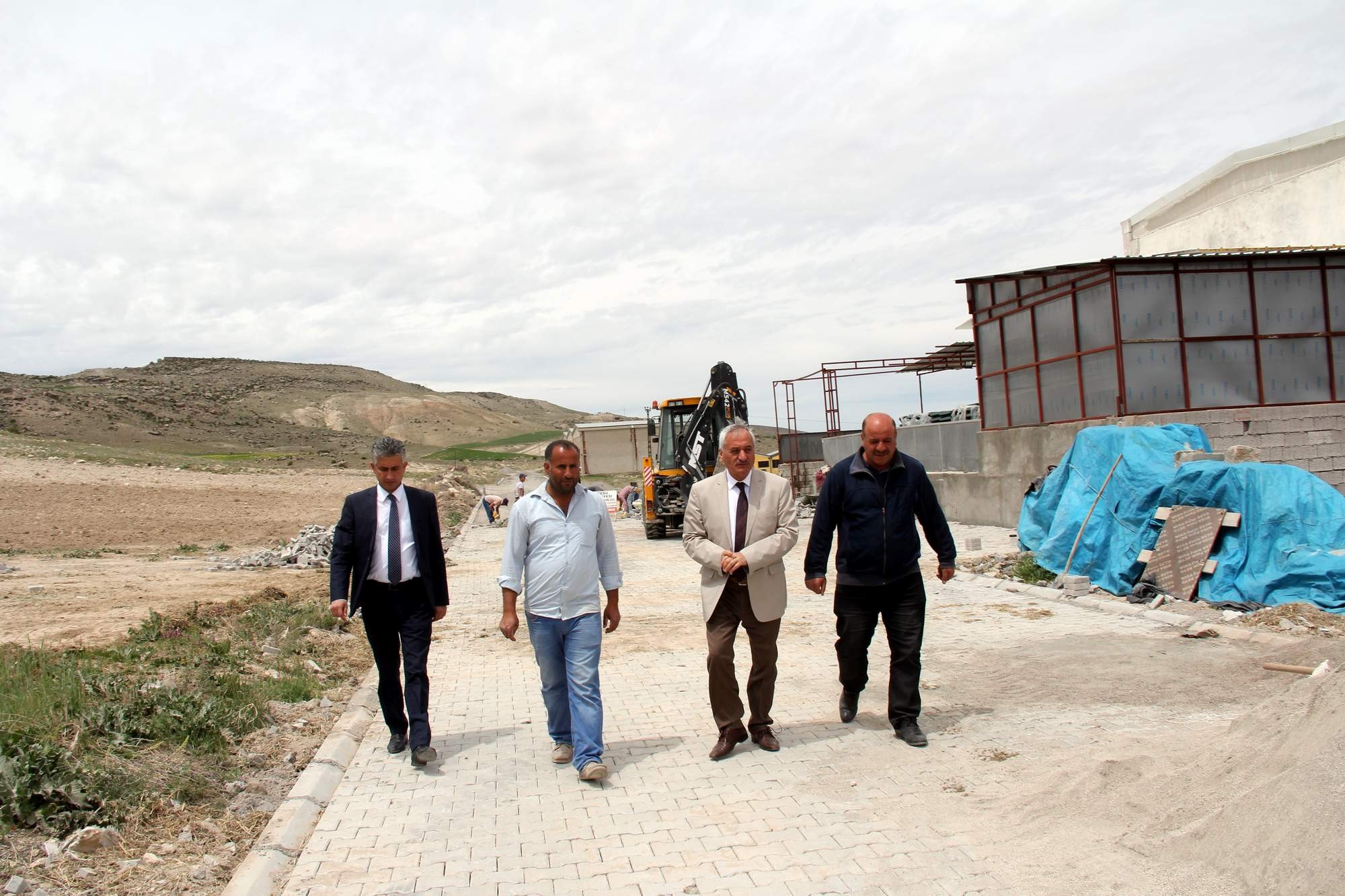 İncesu Belediyesi parke çalışmalarına devam ediyor