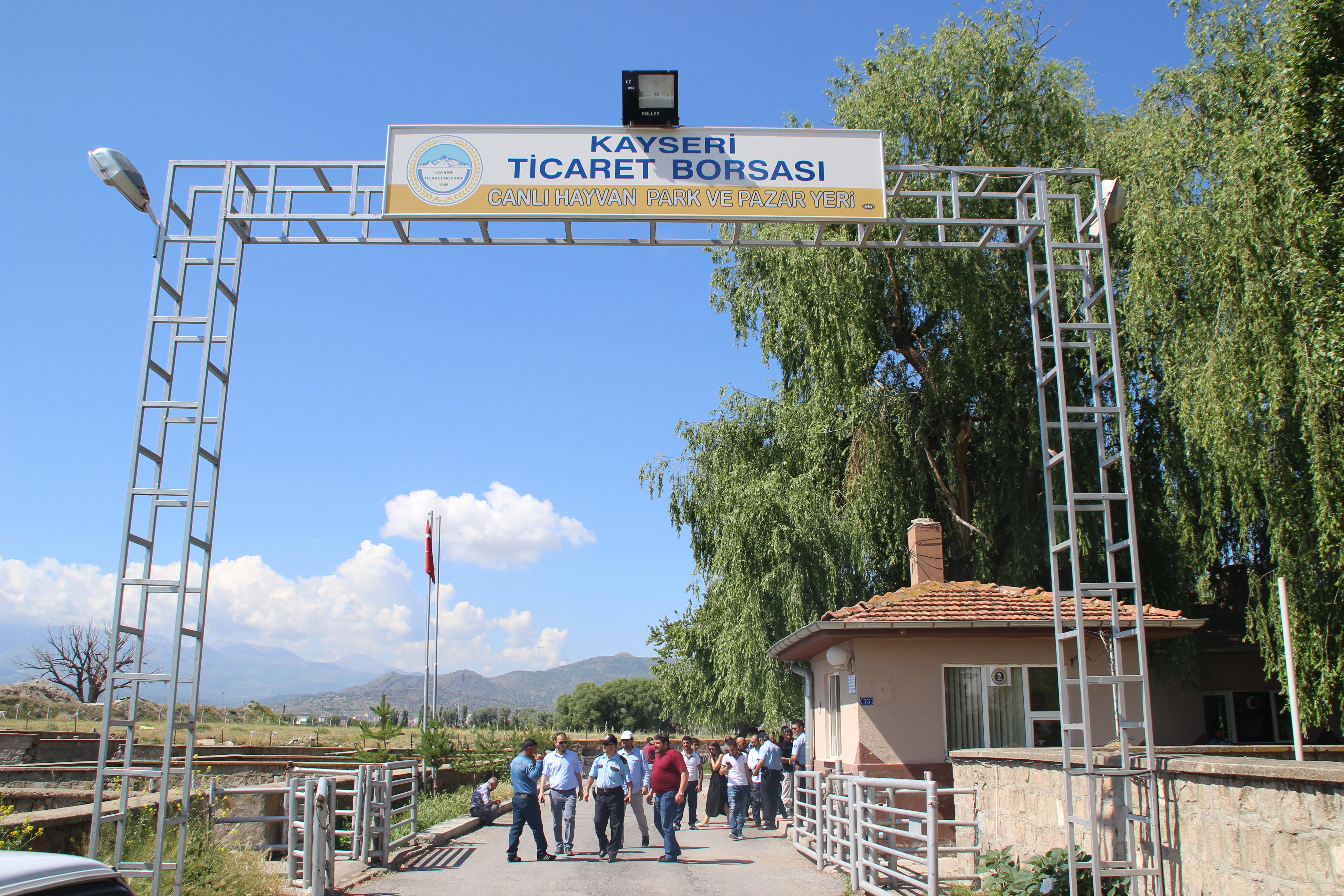 Ruhsatsız hayvan pazarına alınmayan besiciler yol kapatmaya çalıştı