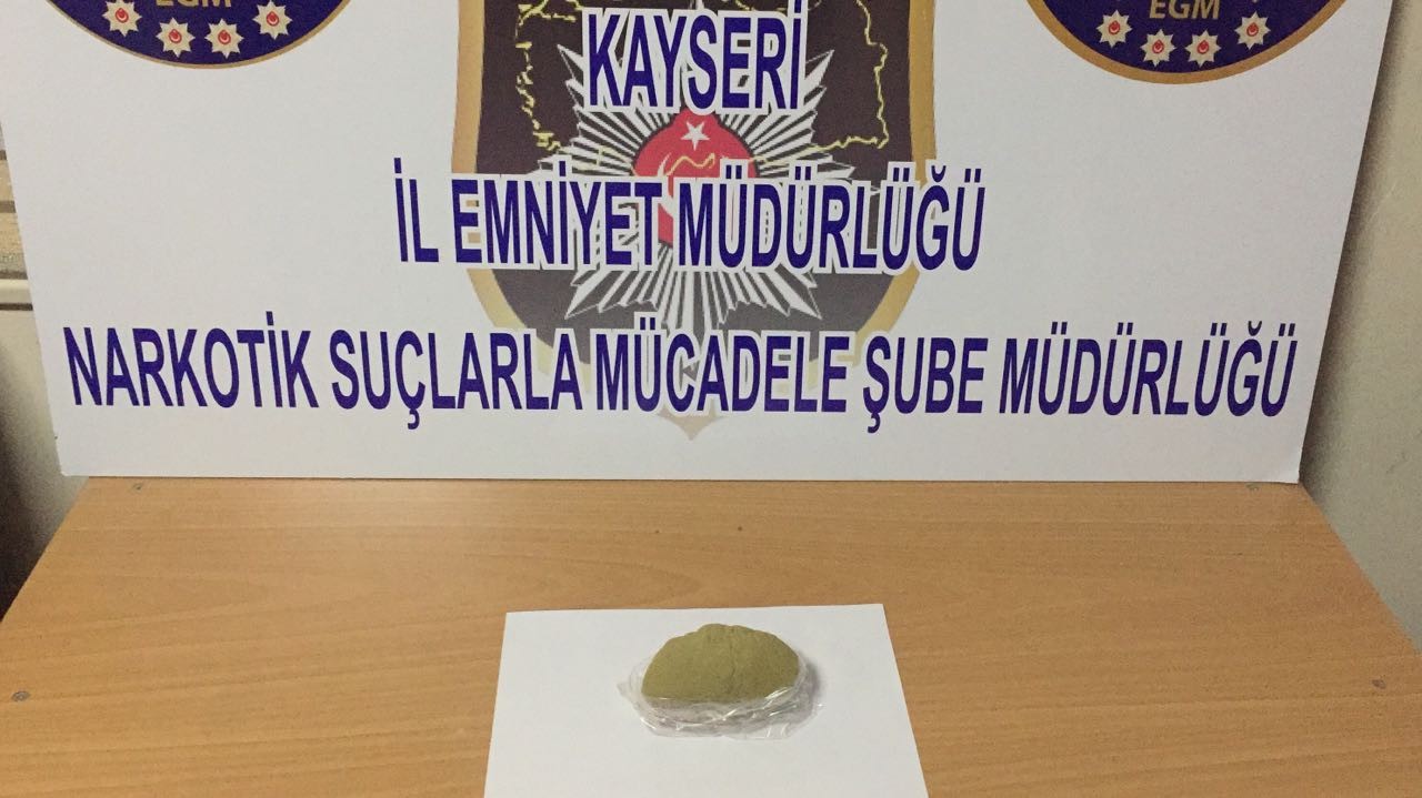 160 Gram Esrar Ele Geçirildi