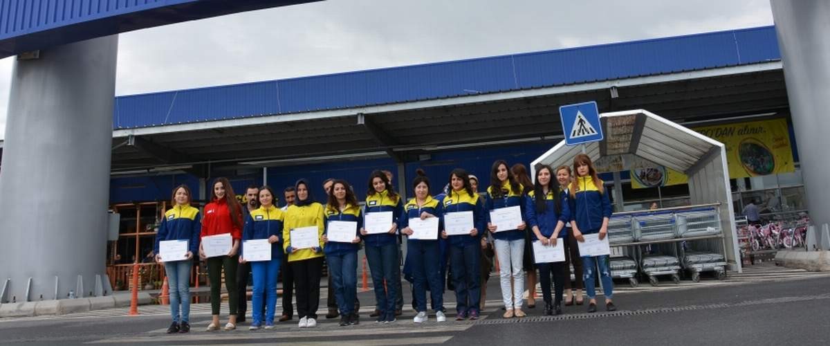 ‘Kadınlar İçin Daha Çok ve Daha İyi İşler’ Projesi’nde 11 kadın işbaşı yaptı