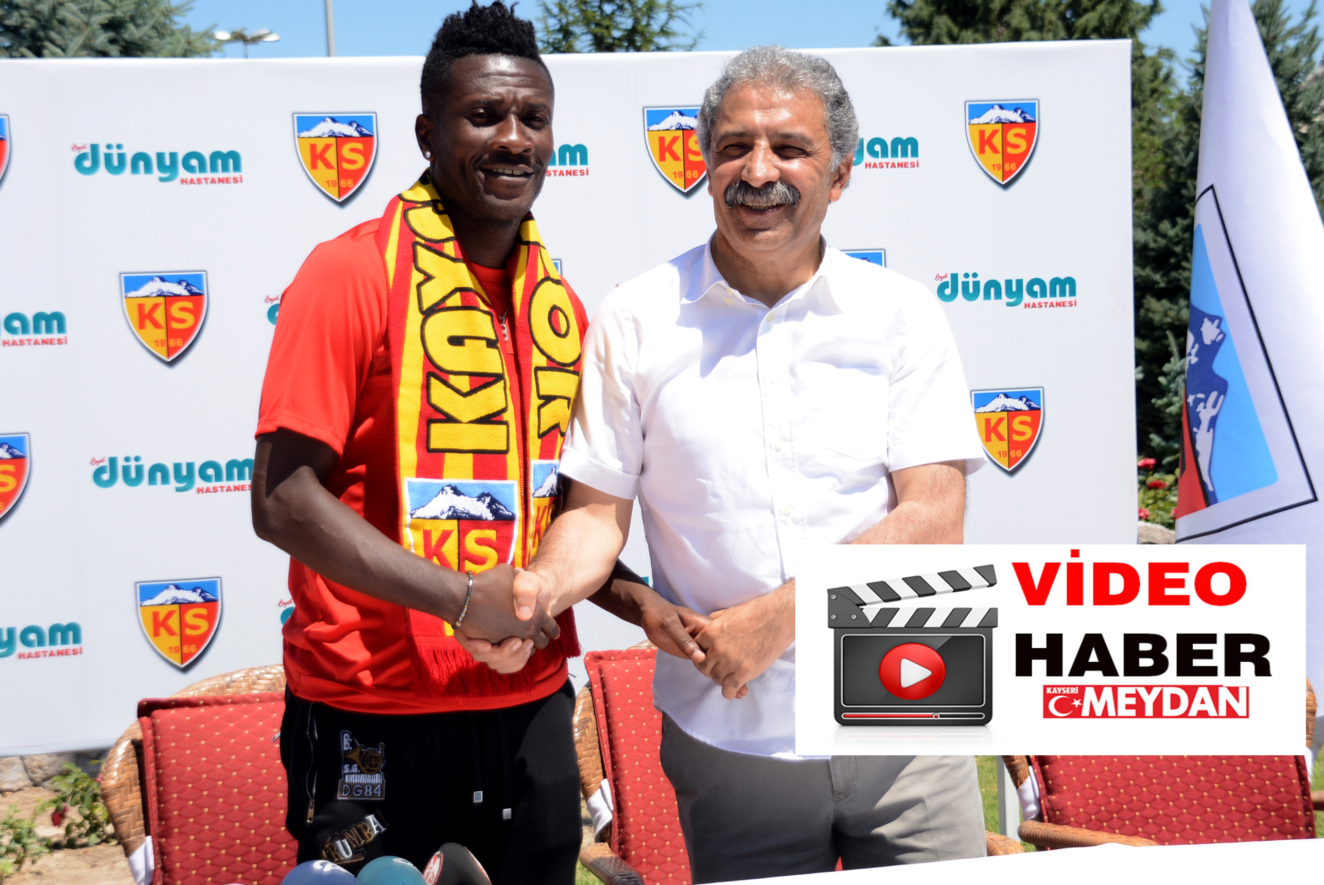 ASAMOAH GYAN 2+1 YILLIĞINA KAYSERİSPOR’DA