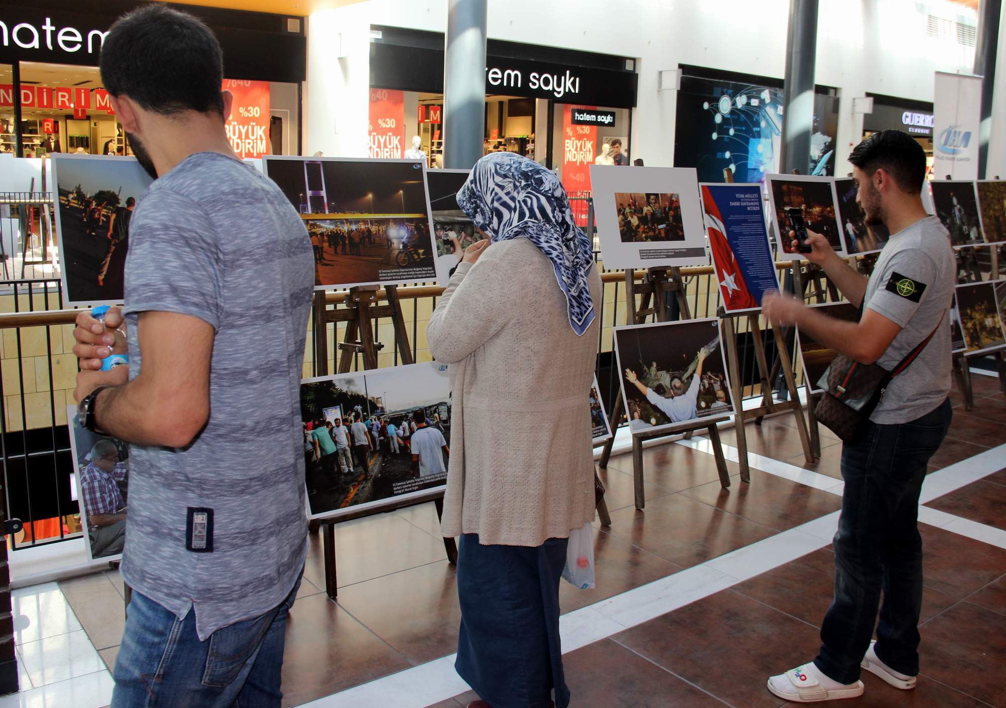 İHA’nın ’15 Temmuz Destanı’ fotoğraf sergisi Kayseri’de açıldı