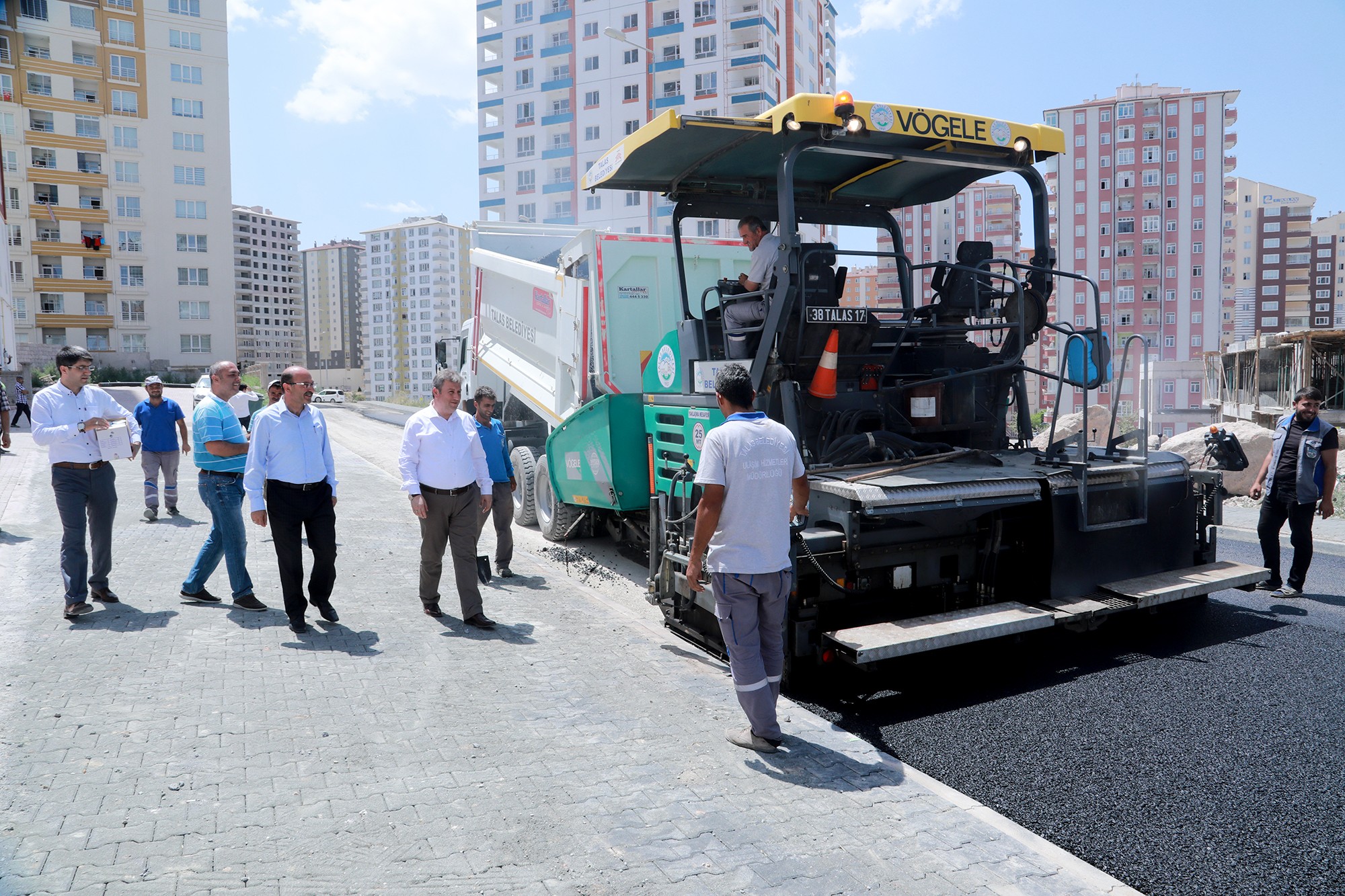 Viyadük bağlantı yoluna giden yol asfaltlandı