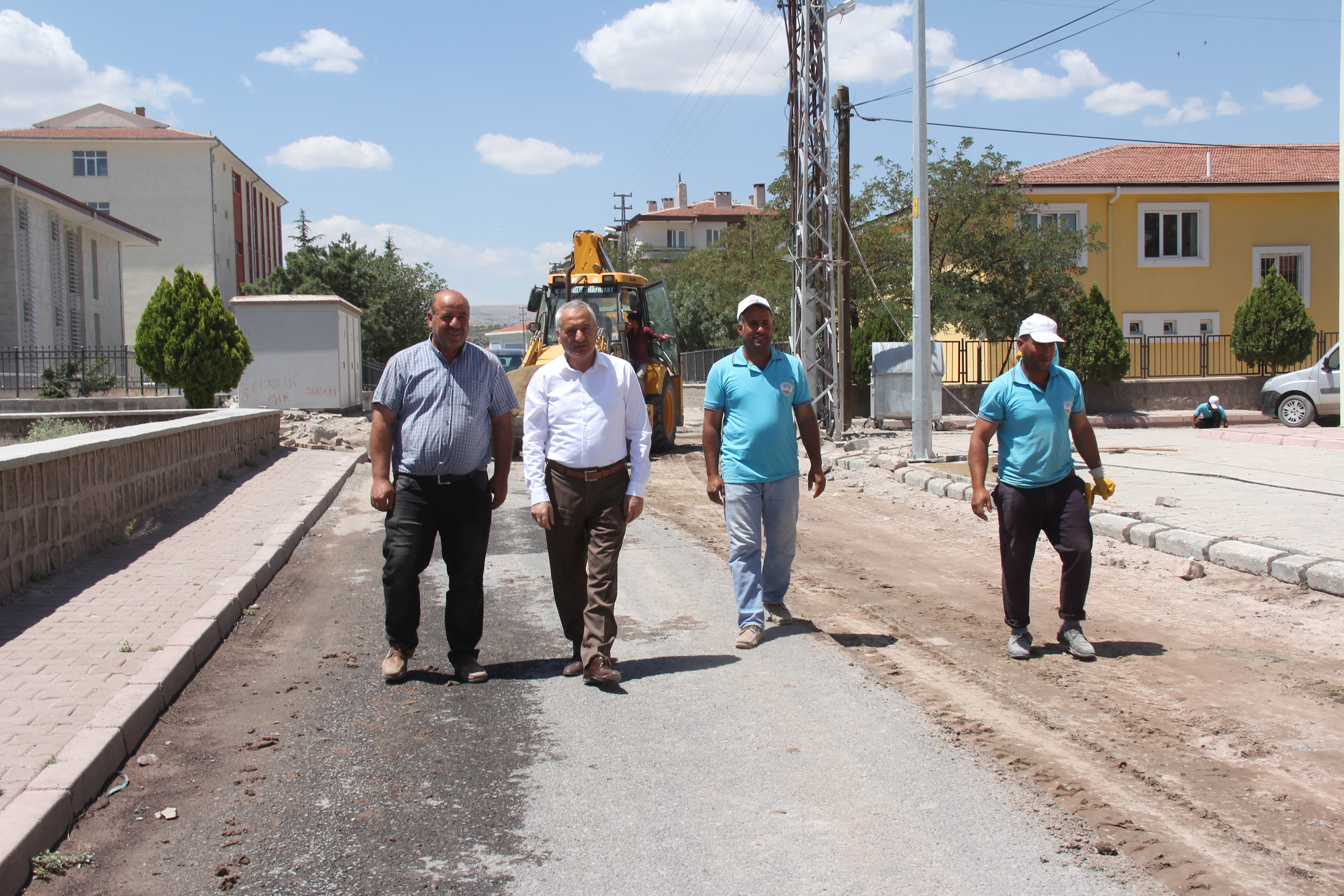 İncesu Belediyesinde asfalt çalışması başladı