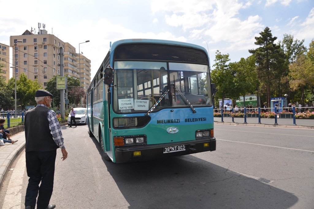 Serkent Kurban Pazarına ücretsiz servis