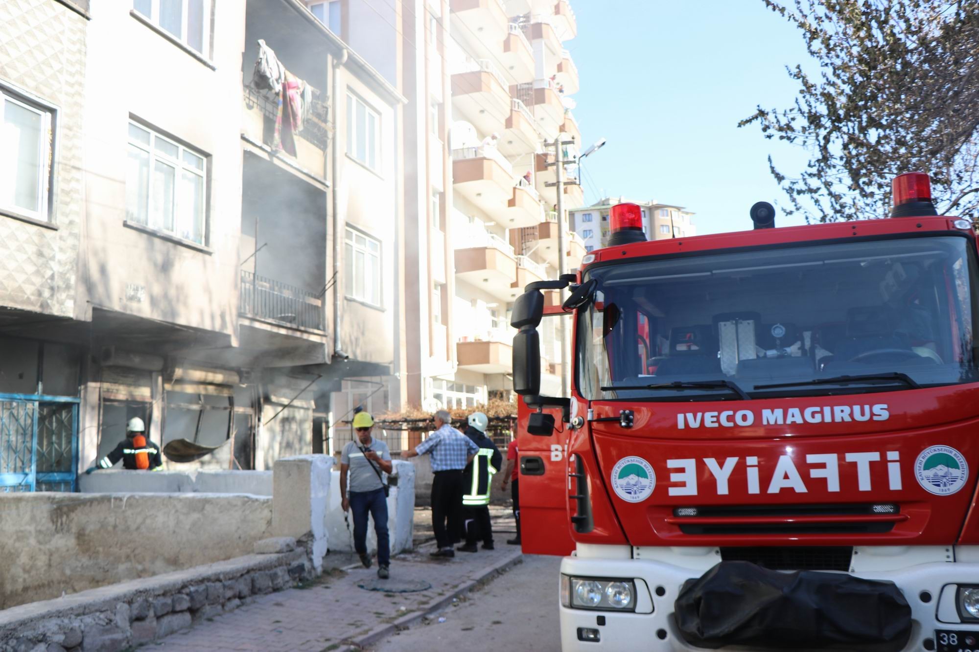 Çorakçılar Mahallesi’nde korkutan yangın