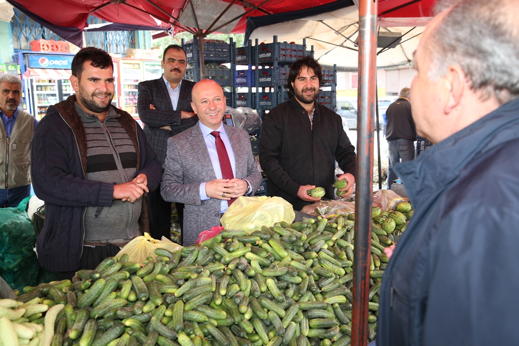 BAŞKAN ÇOLAKBAYRAKDAR YENİ NESİL PAZAR YERİNİ İNCELEDİ