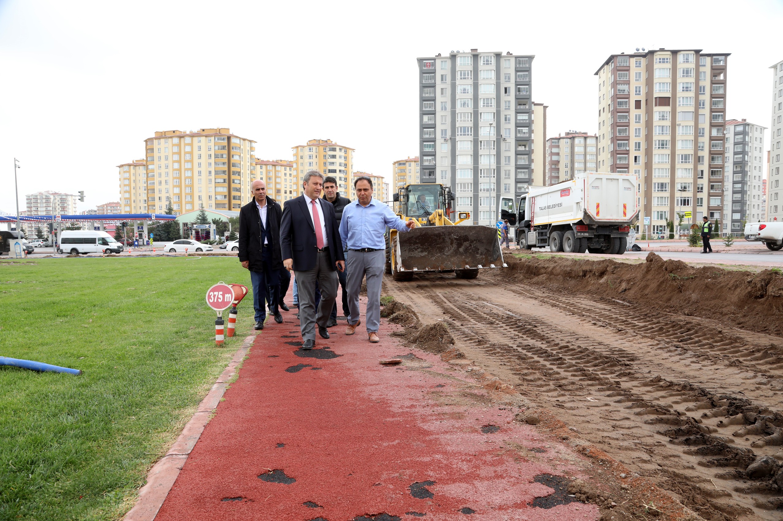 Yamaç paraşütü iniş pisti yenileniyor