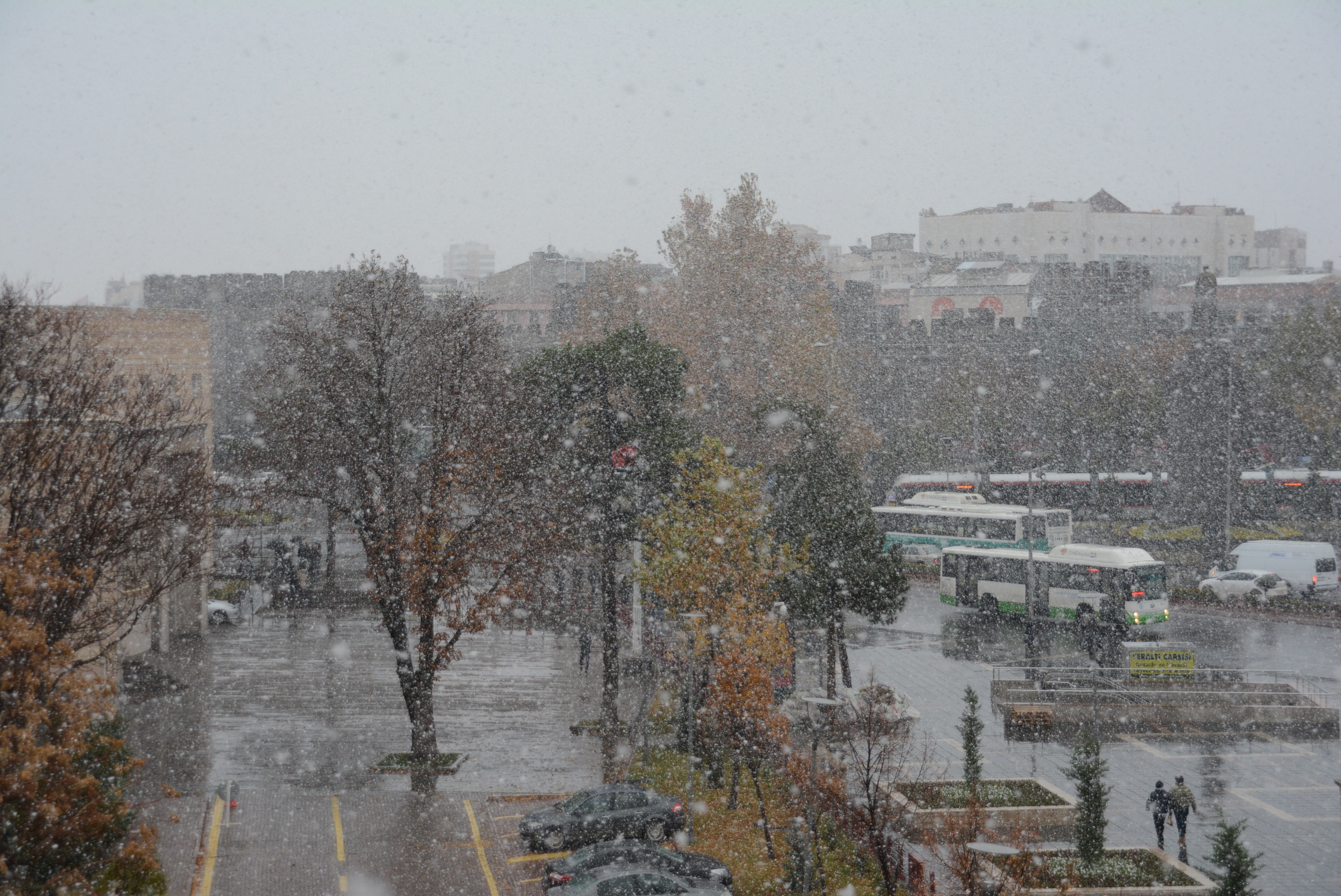 Kayseri’de kar yağışı etkili oldu 