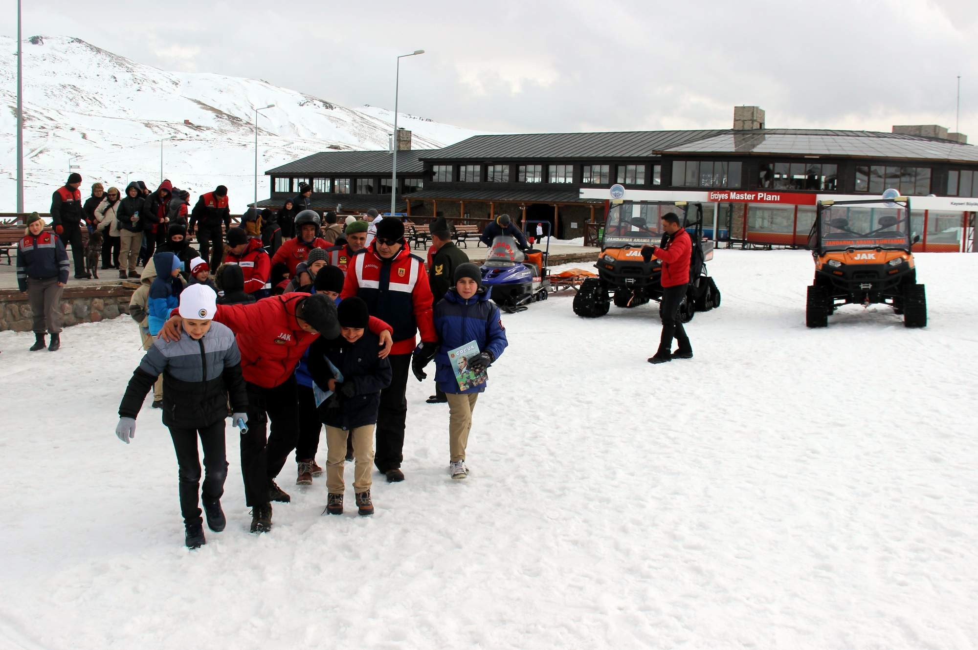 Erciyes’e yabancı gazetecilerden yoğun ilgi