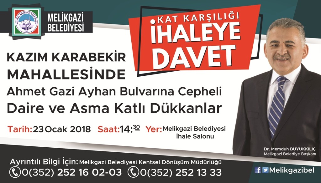 Kazım Karabekir Mahallesi’nde 301 daire kat karşılığı ihale edilecek 