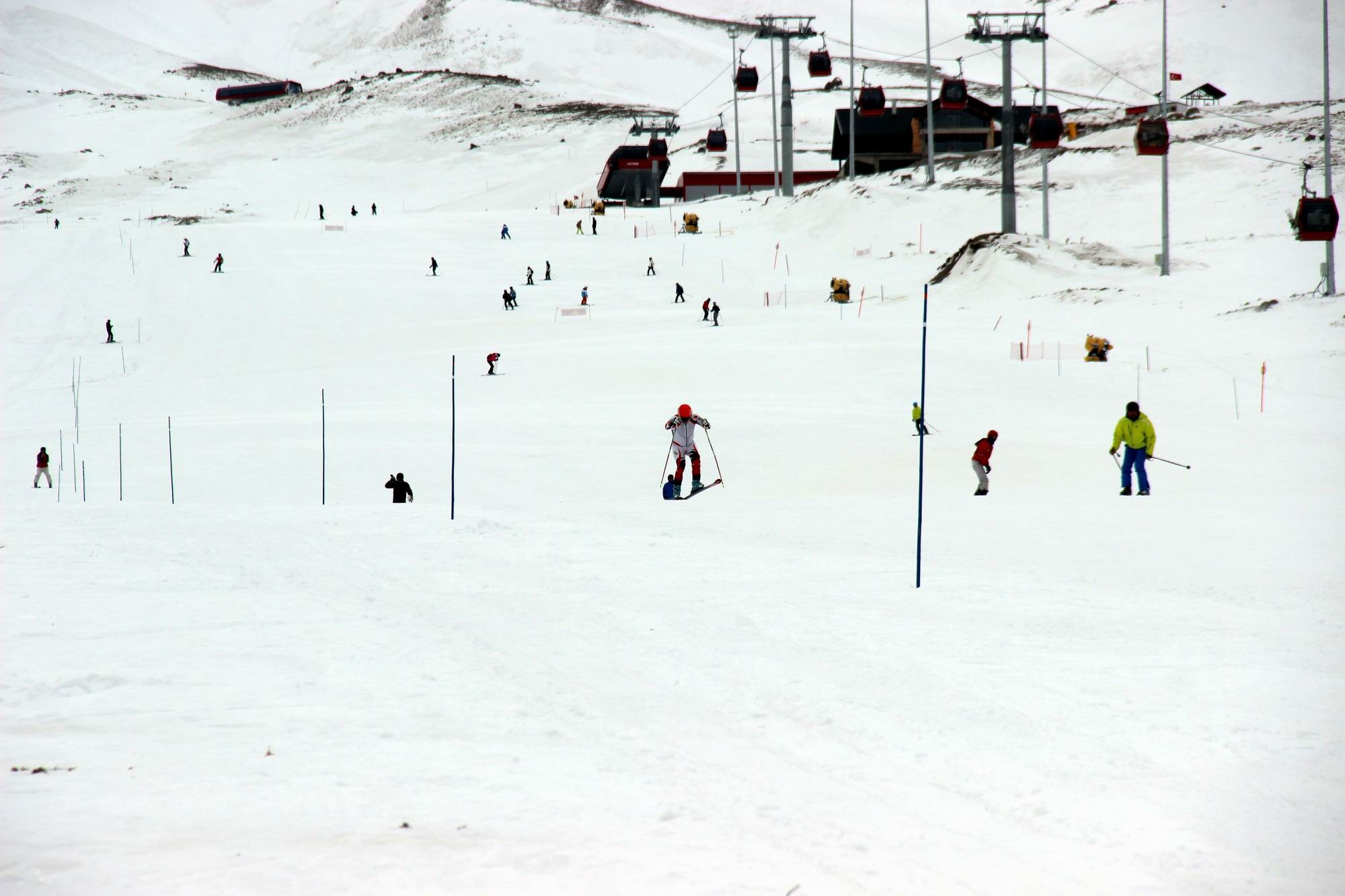 Olimpiyatlara Erciyes’te hazırlanıyor