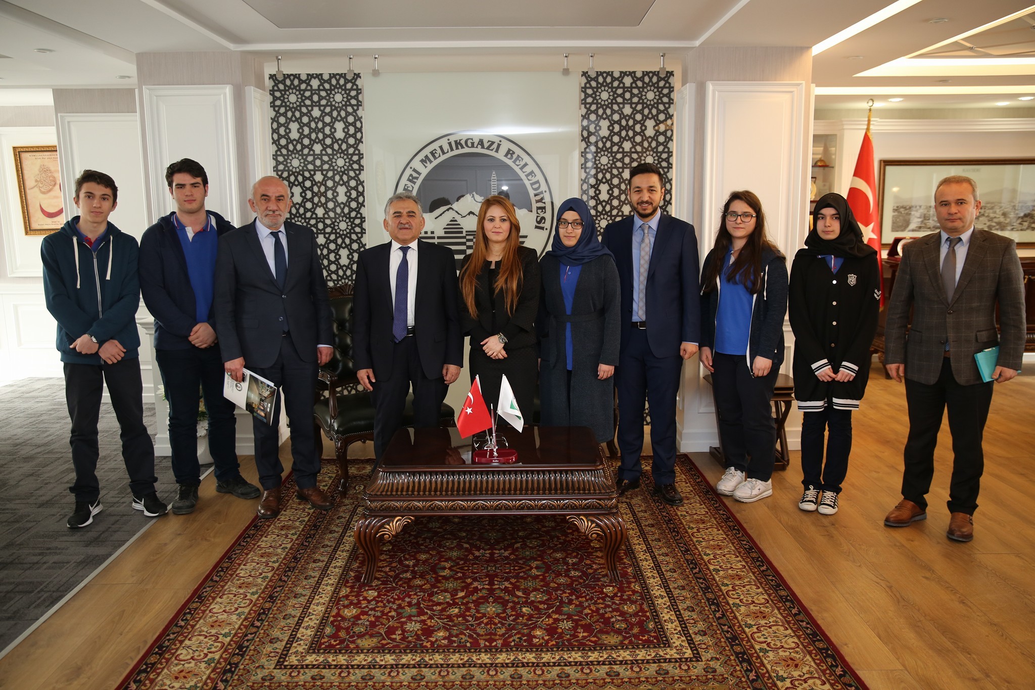 Kayseri Lisesi öğrencileri Melikgazi’de