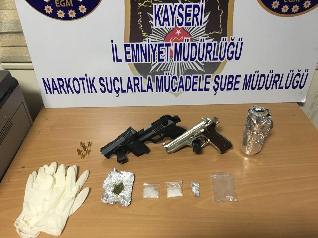 Kayseri’de uyuşturucu operasyonu