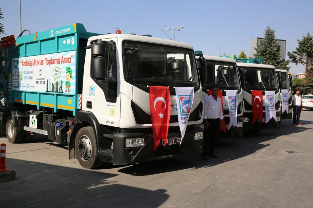 Melikgazi Belediyesinin araçları güvende