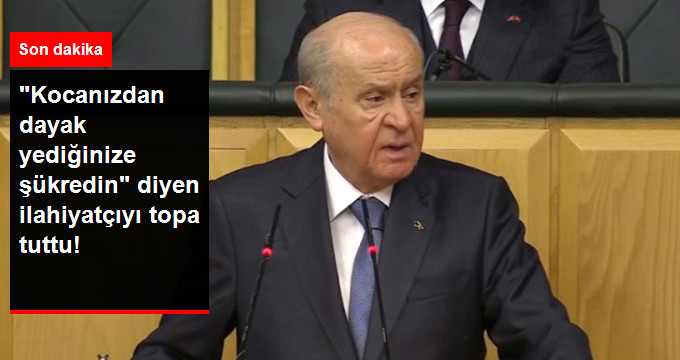 BAHÇELİ’DEN O İLAHİYATÇIYA AĞIR SÖZLER