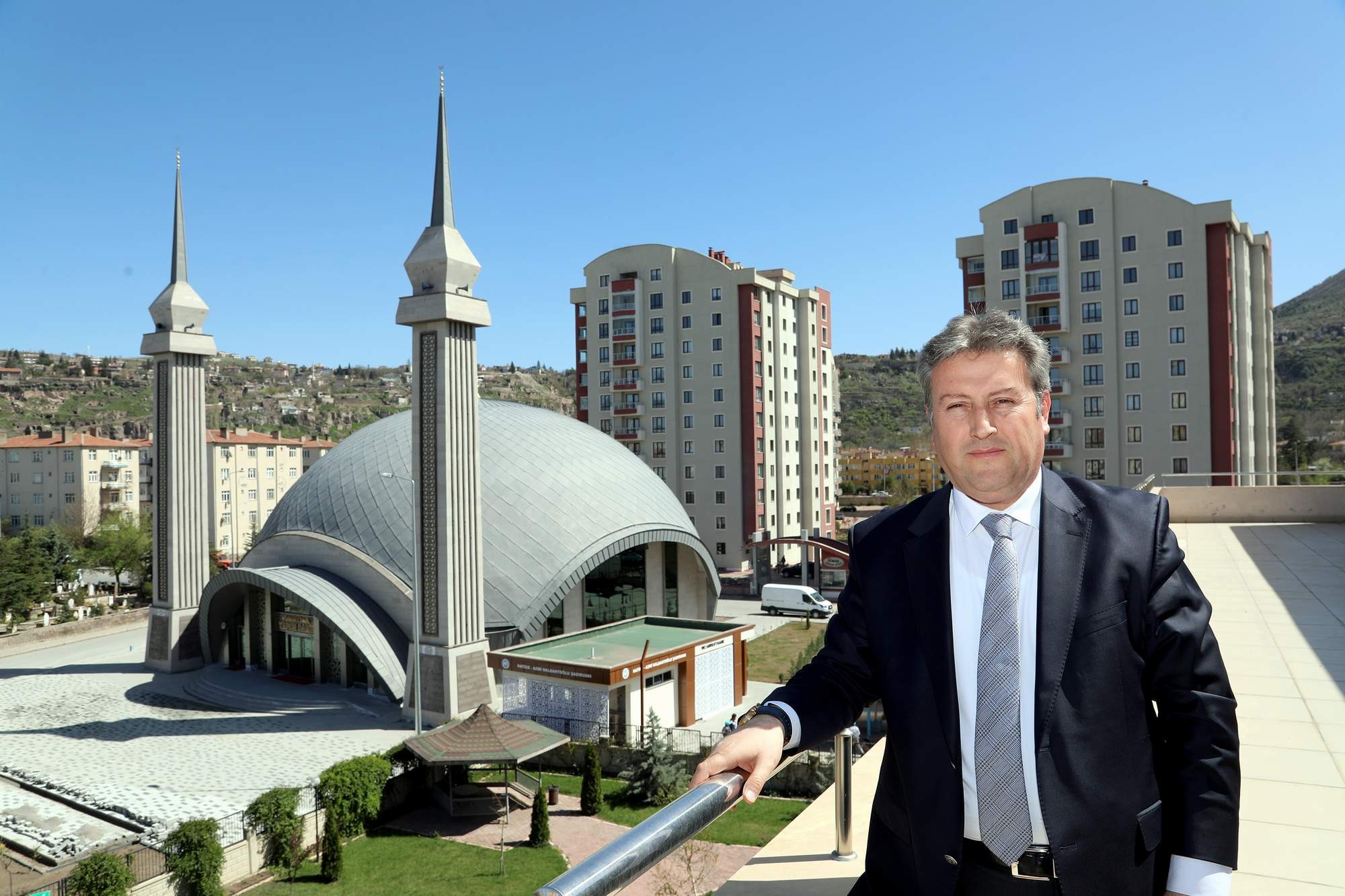 Kayseri’nin en farklı mimarisine sahip camisi resmi açılışa hazır