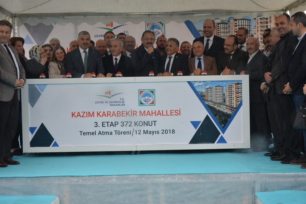 Melikgazi Kazım Karabekir Kentsel Dönüşüm Projesi’nin temeli atıldı