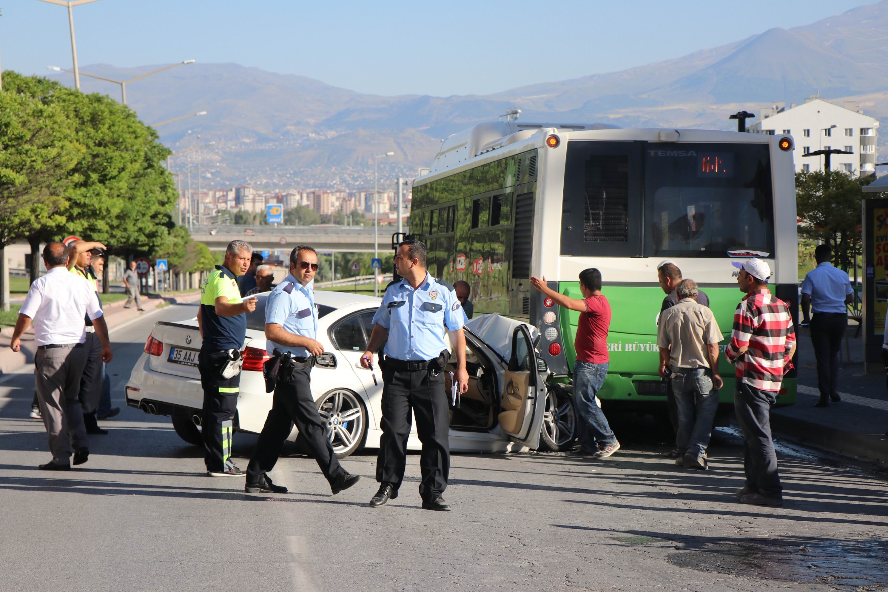 Kayseri’de kaza: 2 yaralı