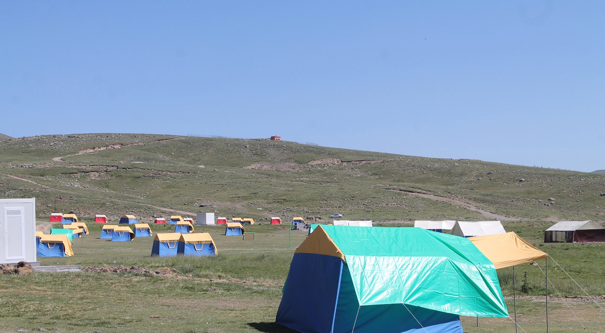 Erciyes’teki çadır kamplara yoğun ilgi