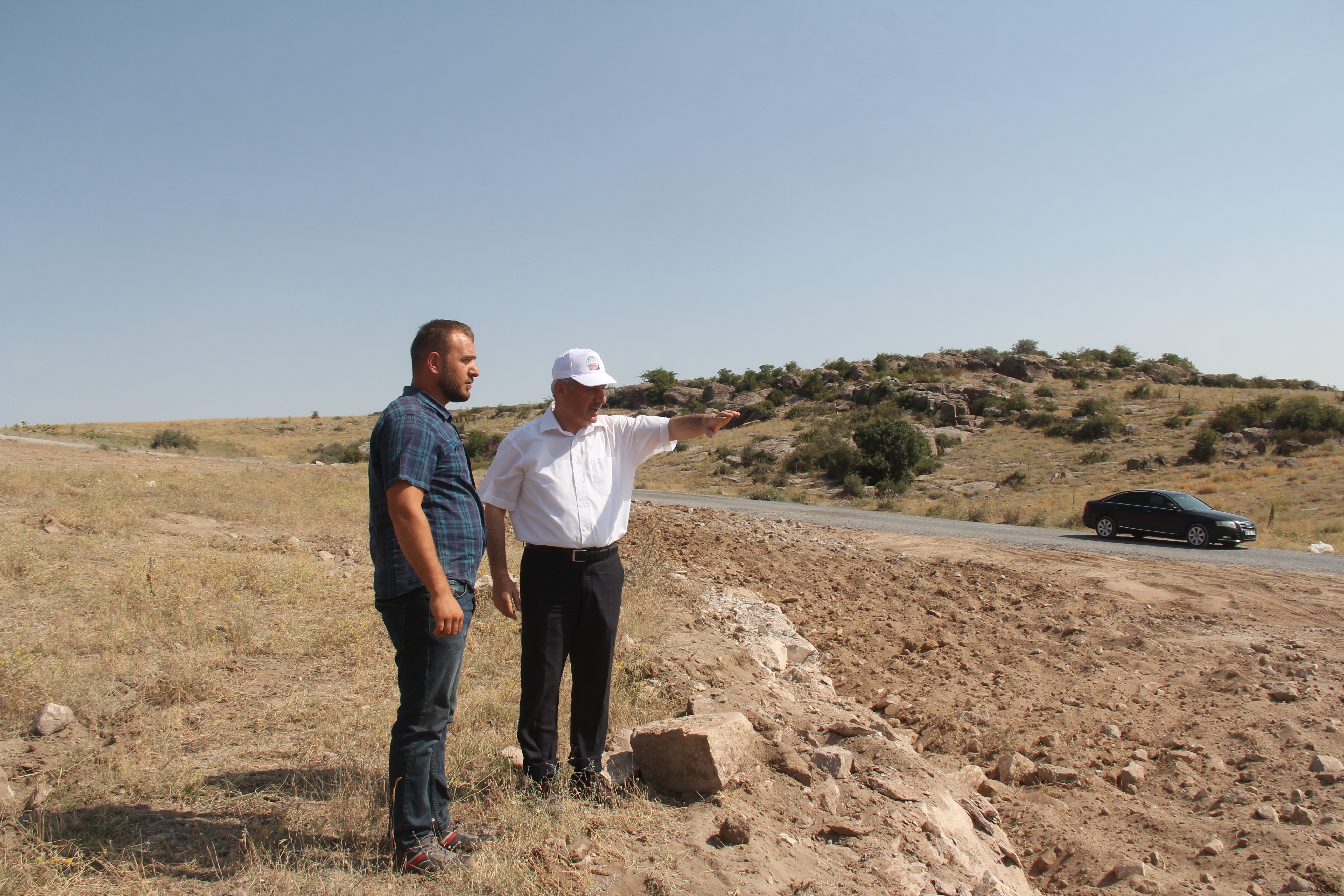 İncesu’da yol çalışmaları devam ediyor