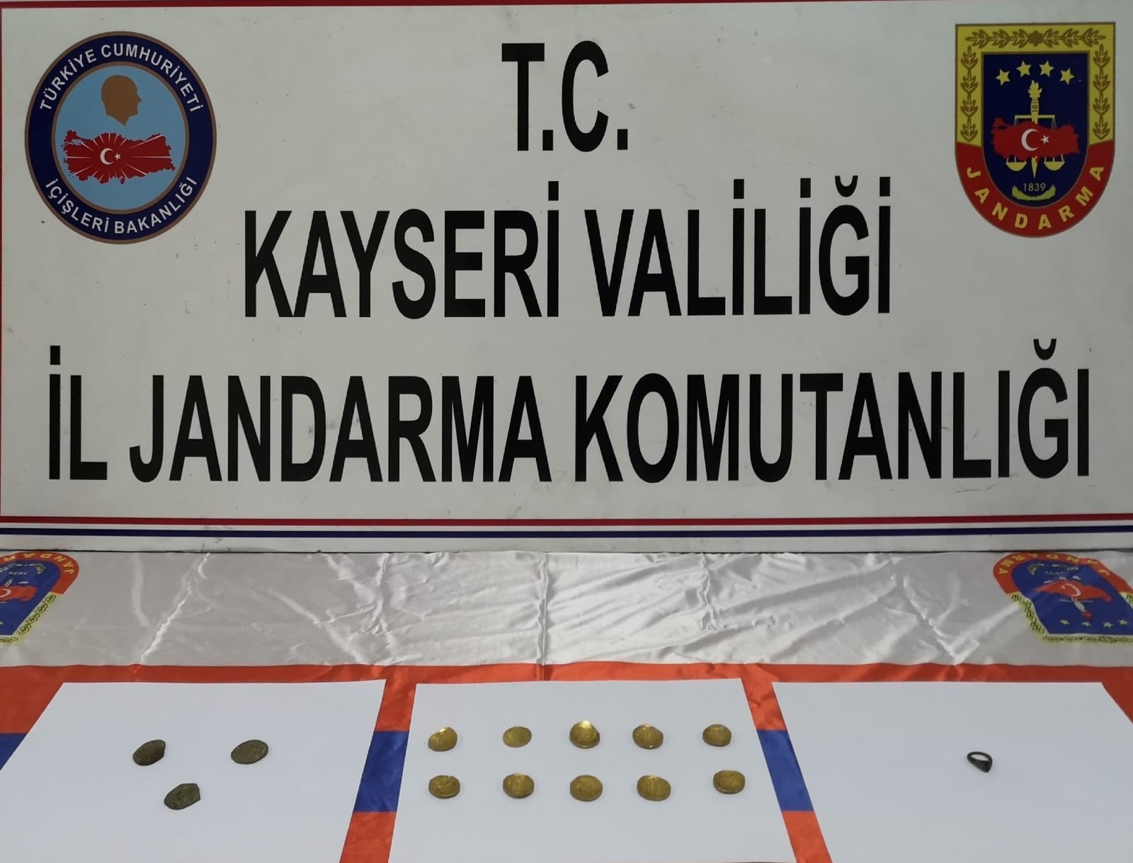 Kayseri’de tarihi eser operasyonu