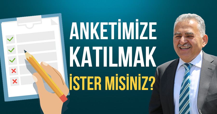 Melikgazi Belediyesi’nin “Memnuniyet Anketi”