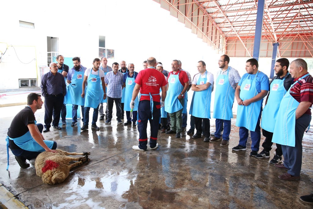 Acemi kasaplar Melikgazi kursları ile ustalaştı