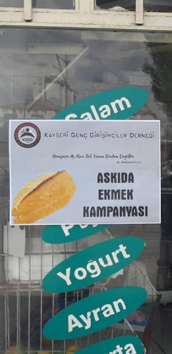 KGGD’den askıda ekmek kampanyası