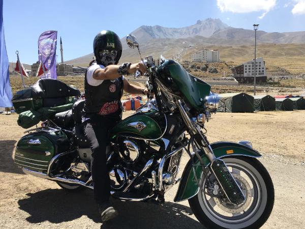 Erciyes Motosiklet Festivali, kamp ateşinin yanmasıyla başladı