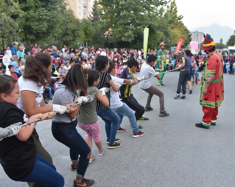 Çocuk oyunları Kocasinan’da unutulmayacak