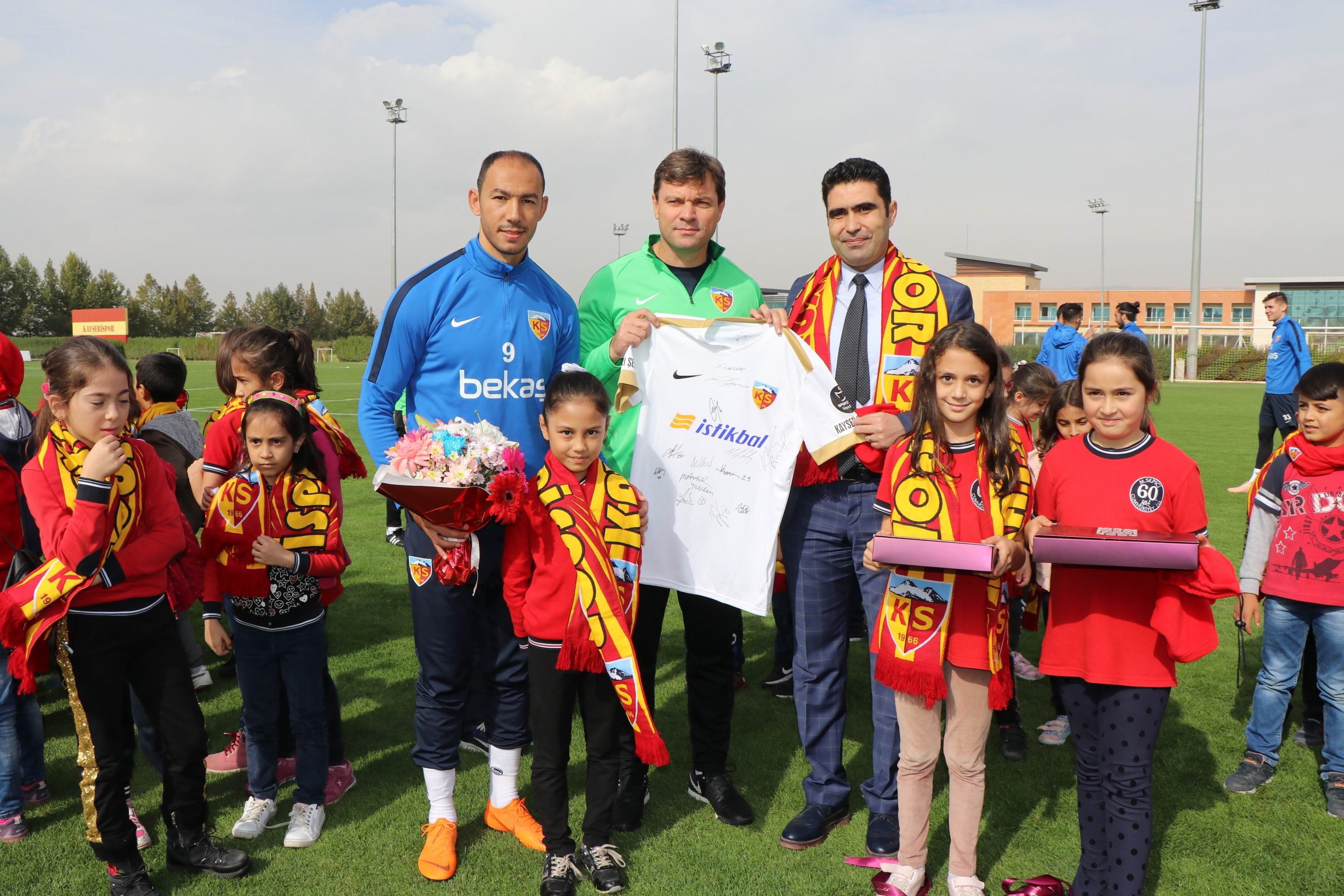 Kayserispor’a moral ziyareti