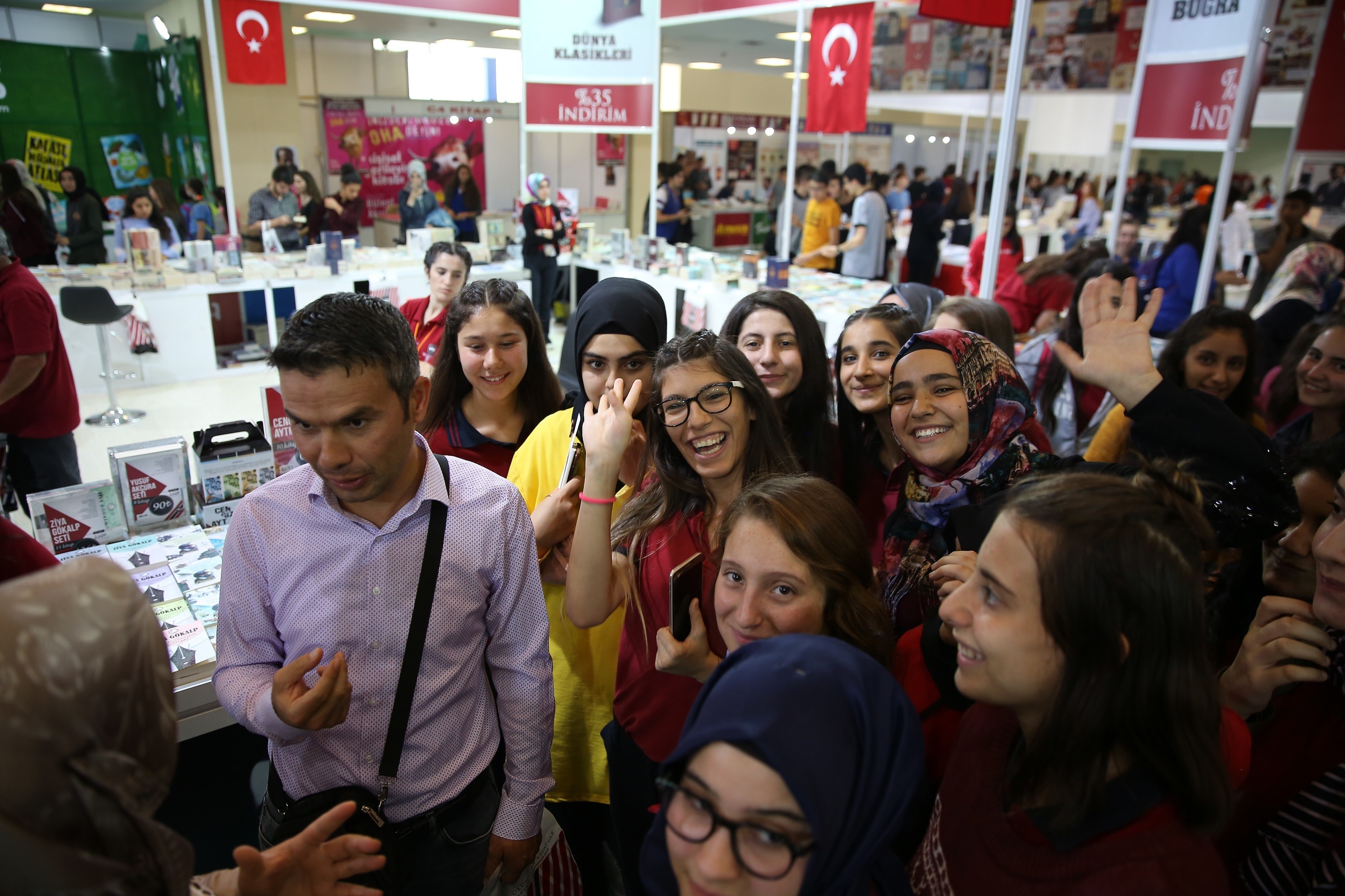 Büyükşehir Belediyesi’nin düzenlediği Kayseri Kitap Fuarı geçen yılki rekoru kırdı