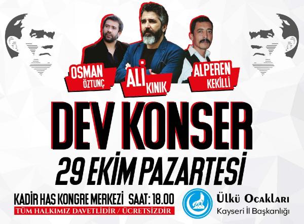 Ülkü Ocakları 29 Ekim Cumhuriyet gecesi düzenleyecek