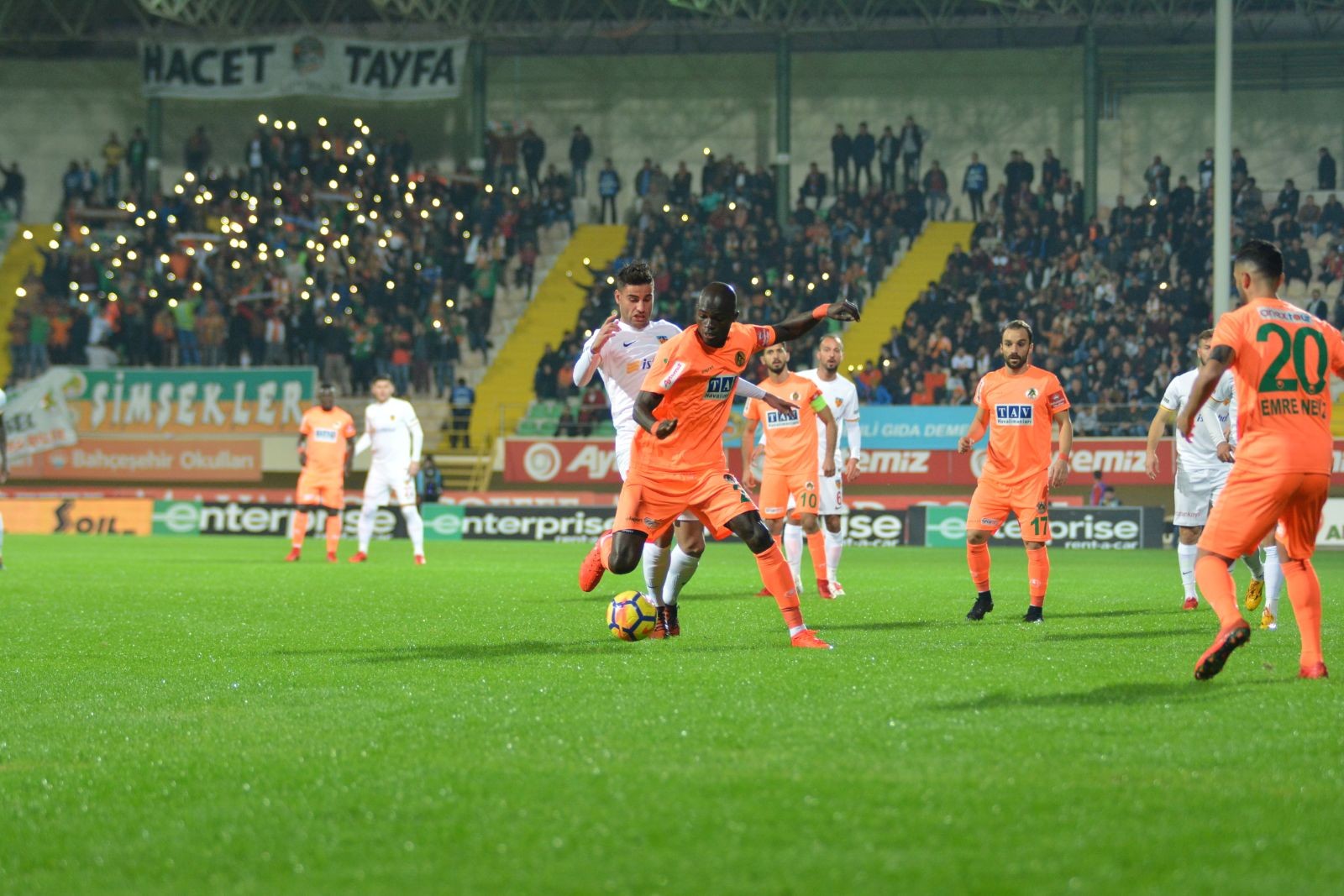 Alanyaspor ile Kayserispor 8.kez