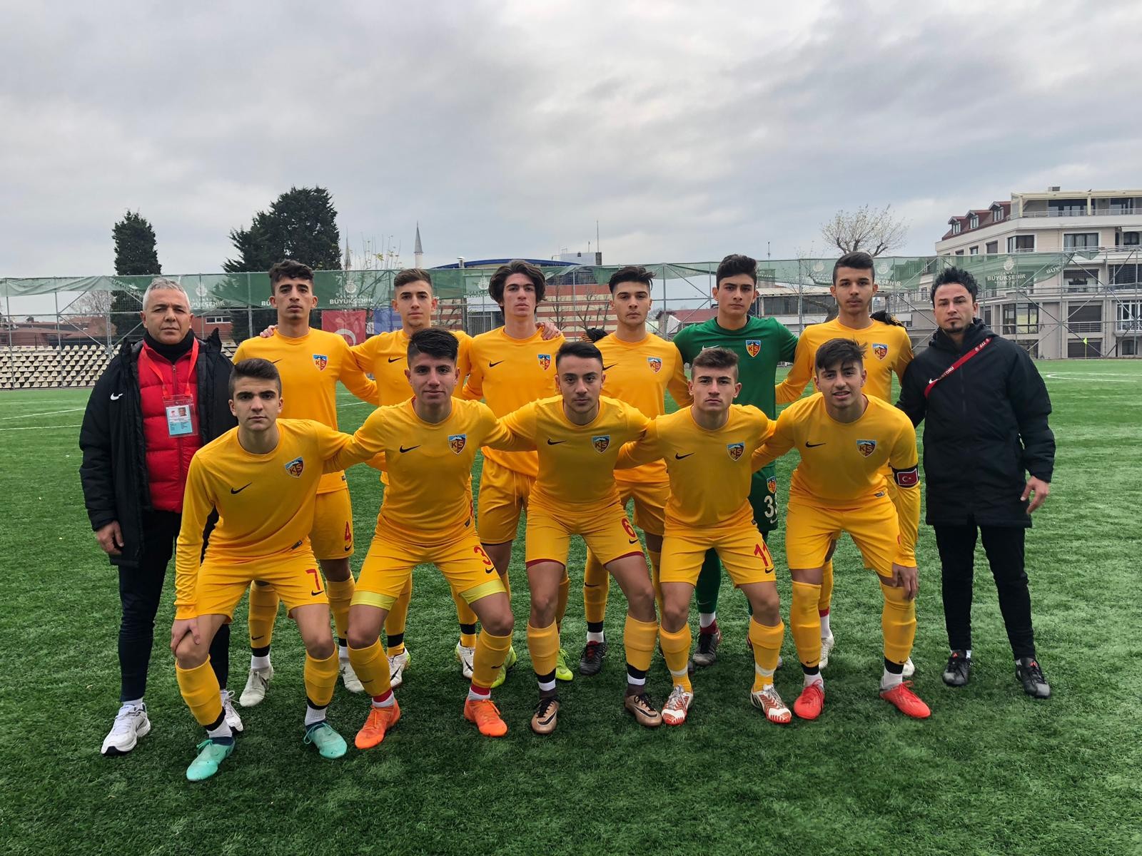 Kayserispor U-17 takımı puanla dönüyor