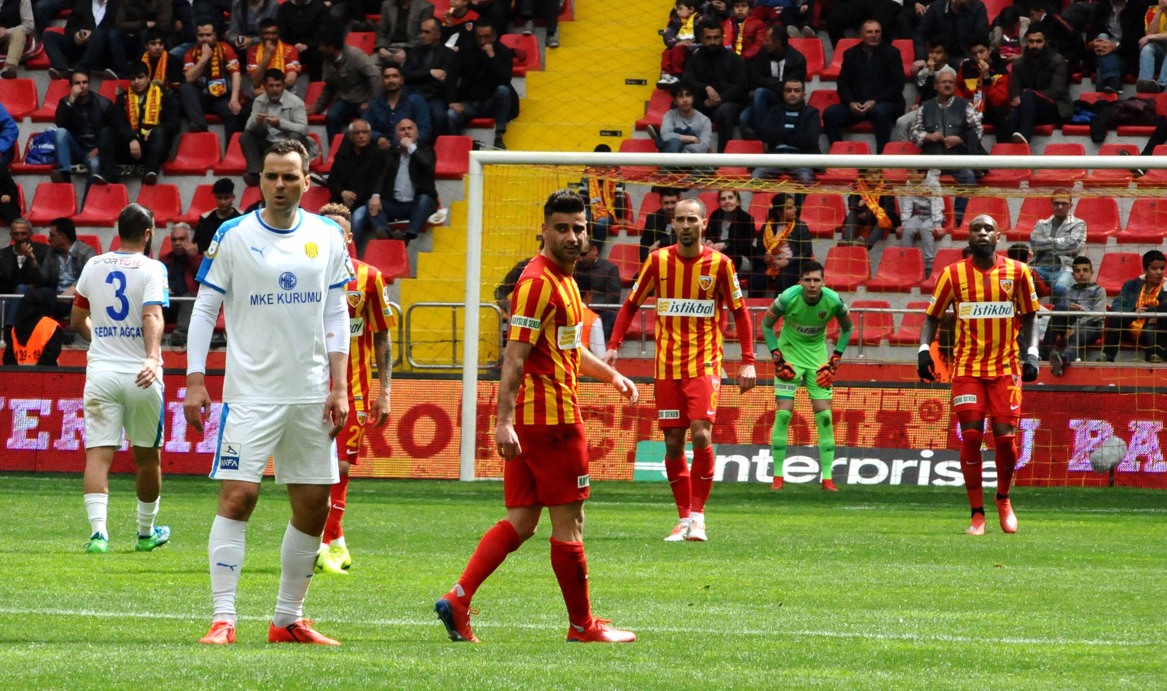 Kayserispor ilk kez yenildi