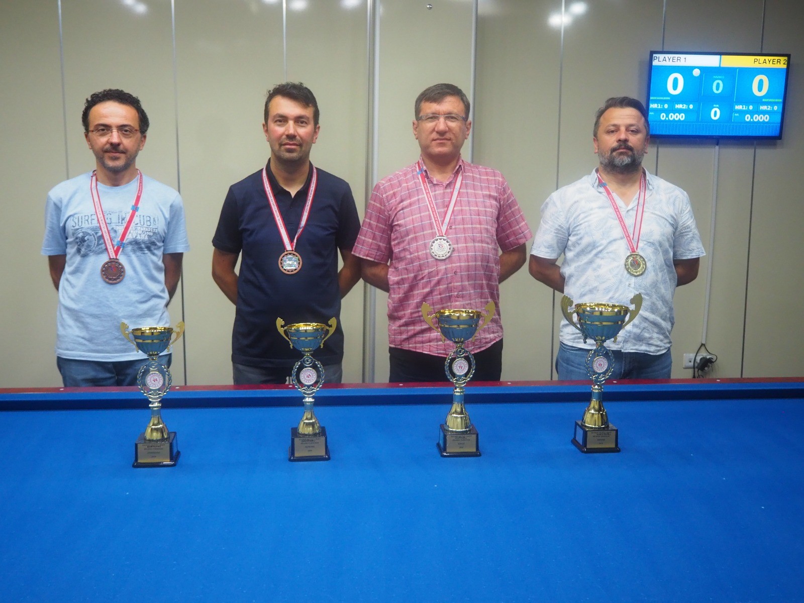 Handikaplı Erciyes 3 Bant Bilardo Turnuvası Tamamlandı