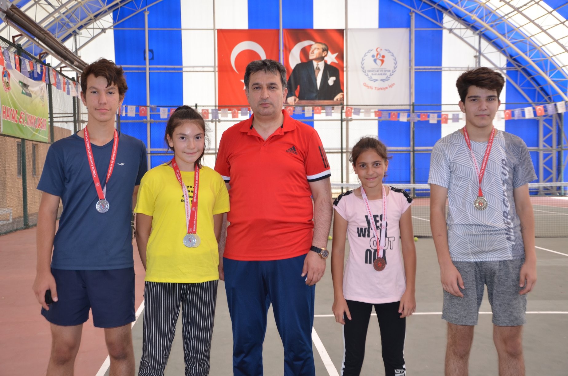 15 Temmuz Demokrasi ve Milli Birliği Günü Tenis Turnuvası Tamamlandı