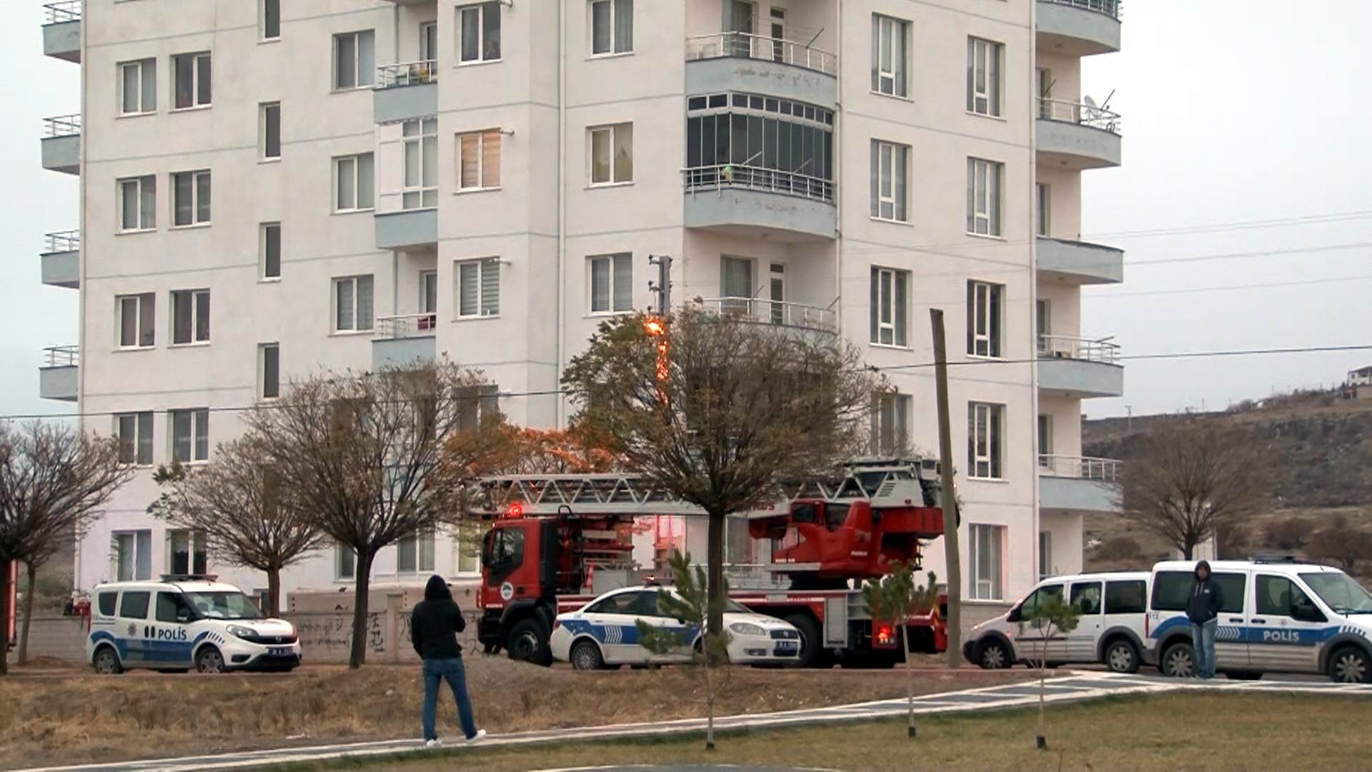 Kaçtığı polisler canını kurtardı