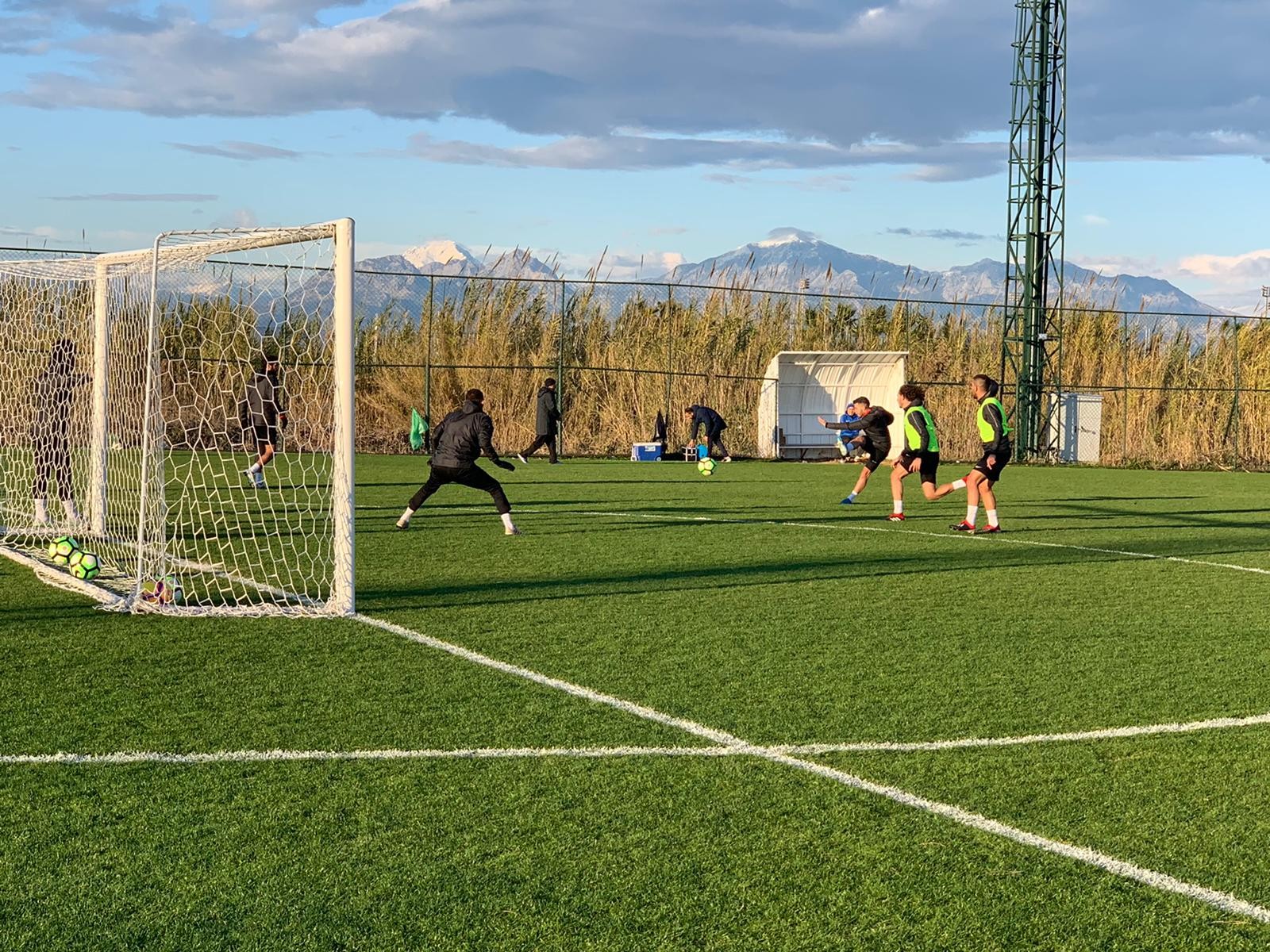 Talasgücü Belediyespor kampta ikinci maçına çıkacak