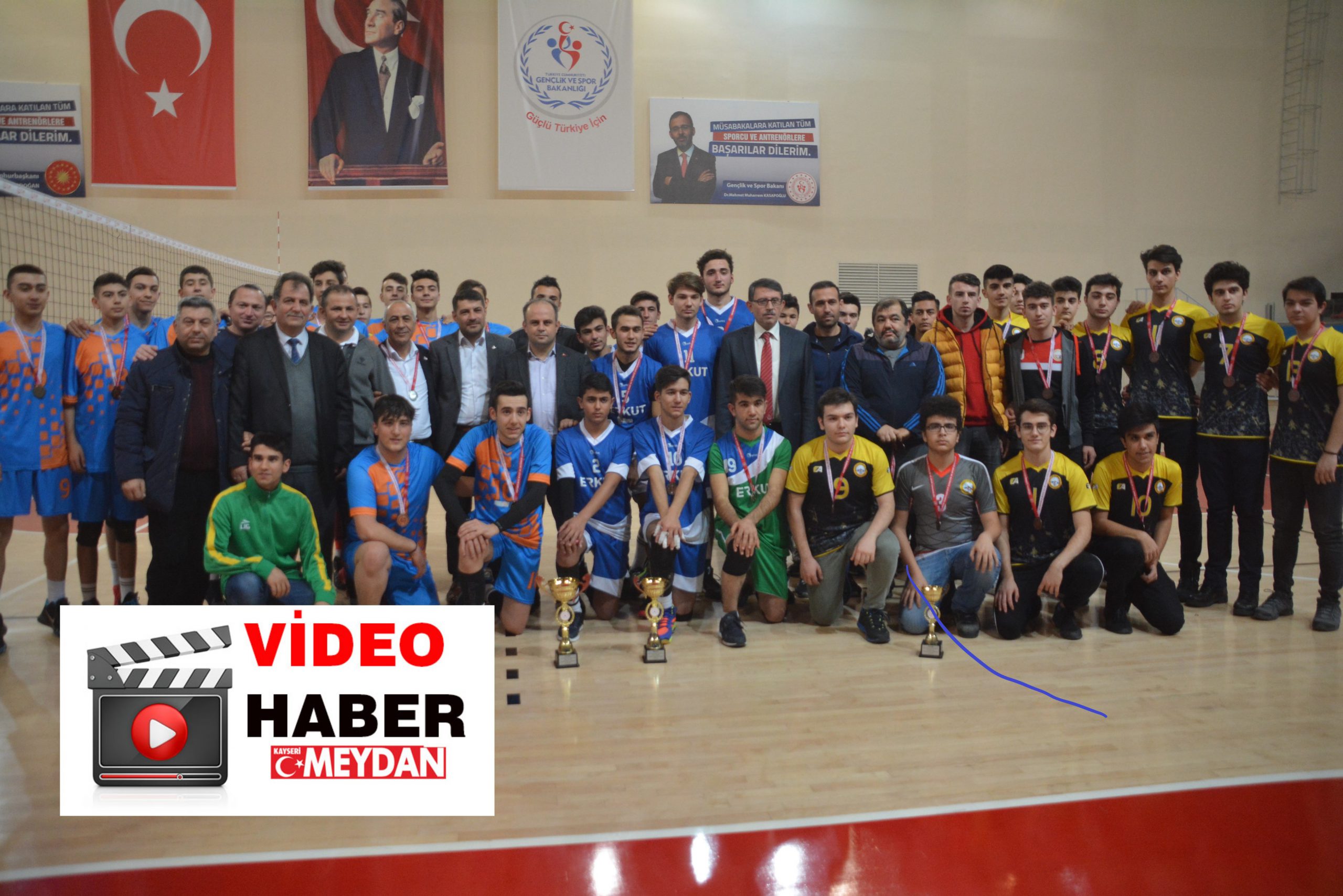 LİSELERARASI VOLEYBOL’DA PERDE KAPANDI