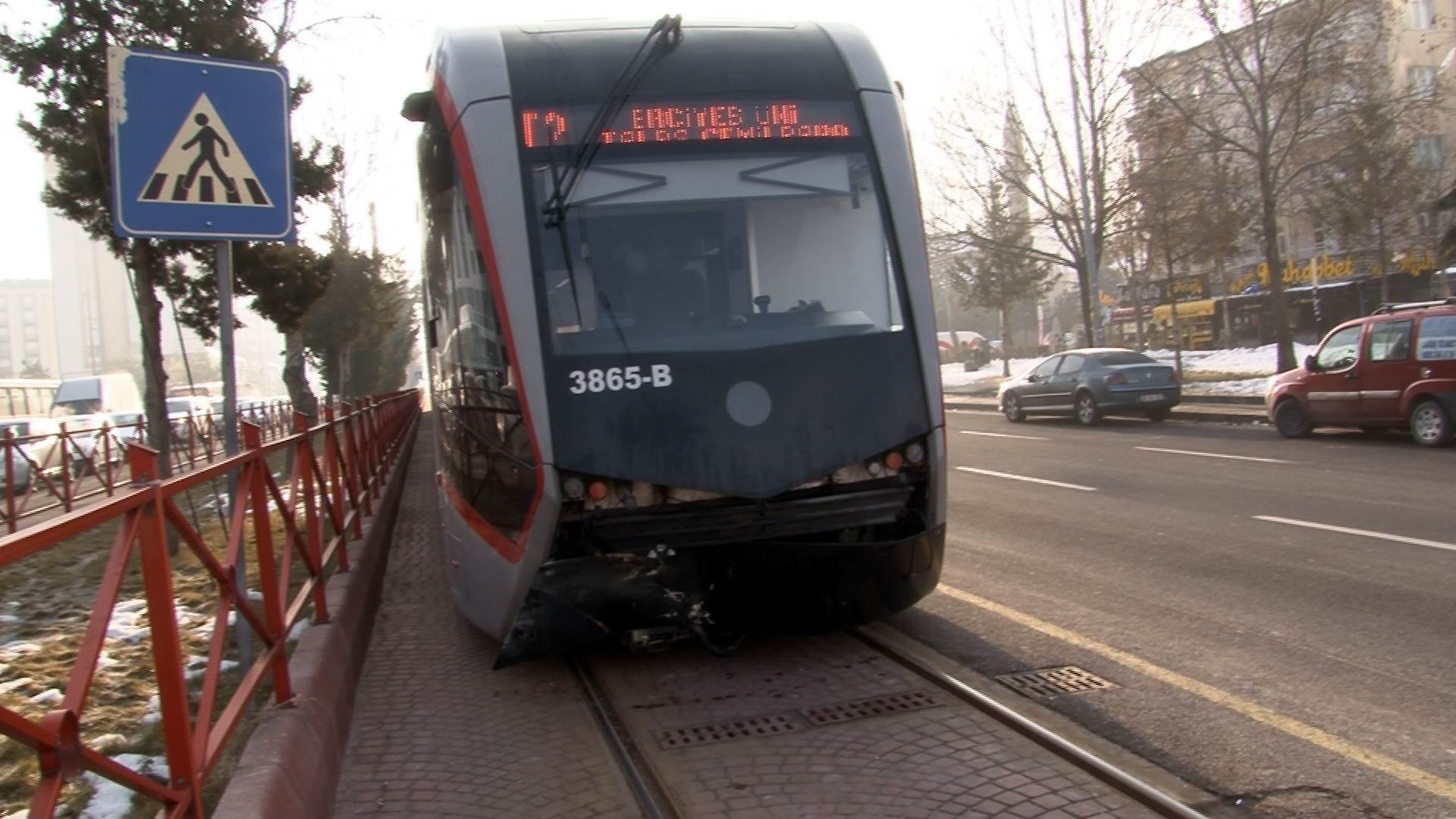 Tramvay faciayı önledi