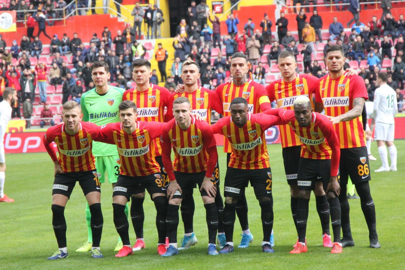 Kayserispor 11 yabancıyla oynadı